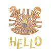 Diamond Dotz Hello Tiger Diamond Painting komplekts Photo 3