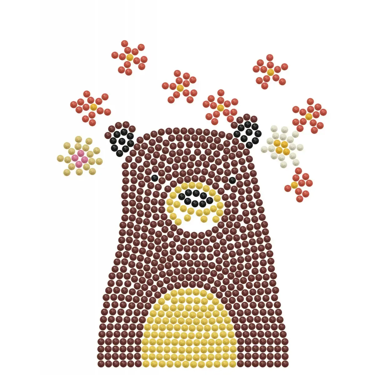 Diamond Dotz Hide n Seek Bear — 150×150 mm Photo 2