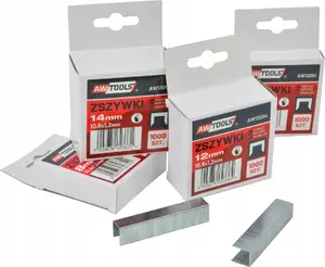 Скобы AWTools G 14 мм, упаковка 1000 шт, модель AW13055