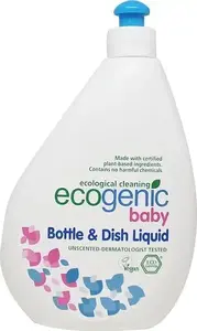 Trauku, pudelīšu un rotaļlietu mazgāšanas līdzeklis ECOGENIC Ecogenic 500 ml — bez smaržas