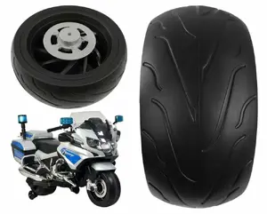 Front wheel for LEAN Cars 7337 rocking/ride-on toy, black