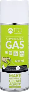 Spray Gas Canister TelForceOne TFO 400 ml — compressed gas for cleaning and maintenance