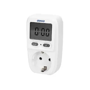 Ваттметр Energizer OR-WAT-419(GS) белый, встроенный ЖК-дисплей, мощность 200–276 Вт, 63×75×107 мм