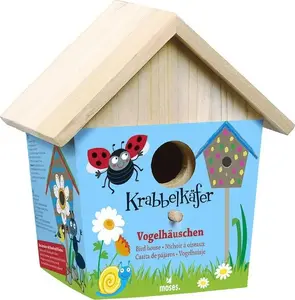 Bird Nesting House Painting Set Moses Budka Lęgowa dla Ptaków model 419736 — painting kit for wooden birdhouse