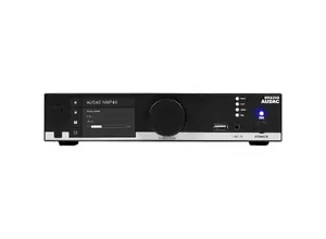 Audio amplifier Audac MFA208 2.0 channels Class D, RCA/3.5mm/Euroblock, USB-A, 100–240V