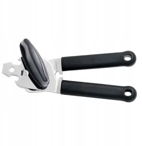 Can opener Tomgast T-80018 with black handles, manual kitchen can opener