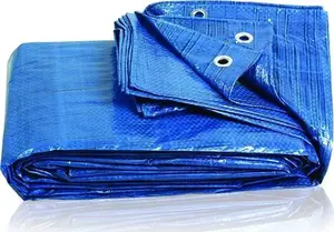 Tarp GEKO G01973 12 x 18 m — lightweight blue cover, tolerance ±5%