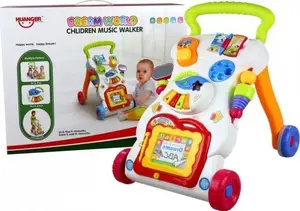 Baby walker 3-in-1 LEAN Sport Pchacz Chodzik Telefon Pianinko Znikopis