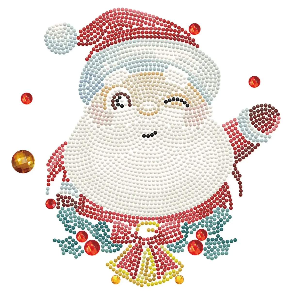 Diamond Dotz ChristmasTrio Santa dimanta izšūšanas komplekts Photo 2