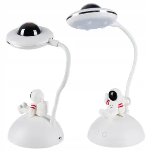 Table lamp GoTel K711P white — desk lamp, adjustable lighting for workspace