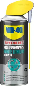 Balta litija smērviela aerosols, WD-40 High Performance, 400 ml — ilgnoturīga eļļošana metāla daļām