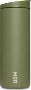 Travel mug MiiR Flip Traveler 470 ml, double-wall insulated stainless steel, khaki