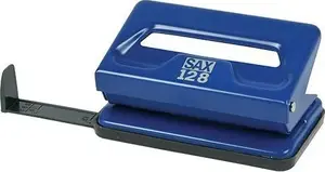 Дырокол Sax 128S на 12 листов, синий (ISAX128S-01)