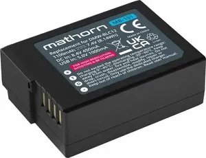 Rechargeable Camera Battery Extralink MB-151 1100mAh USB-C replacement for DMW-BLC12