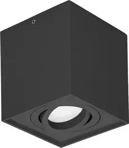 Griestu downlight ORNO CAROLIN DLS GU10 max 35W, IP20, kvadrātveida, melns