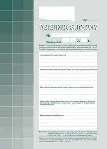Construction Logbook Michalczyk & Prokop Dziennik budowy 603-S11