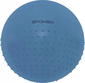 Exercise Ball SPOKEY Half Fit 55 cm — inflatable stability/fitness ball, blue