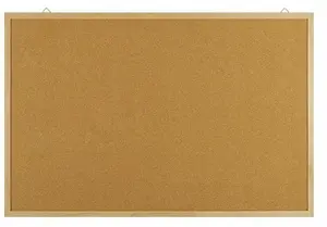 Cork Notice Board Office Products 40x30 cm with Wooden Frame — 40×30 cm cork display