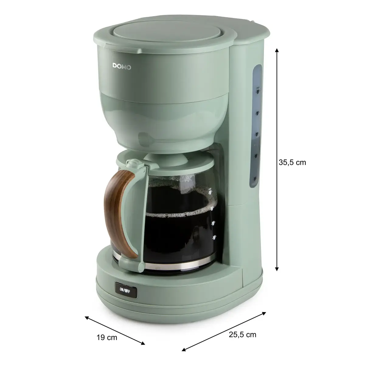 Drip coffee maker Domo Wood You DO755K Photo 2