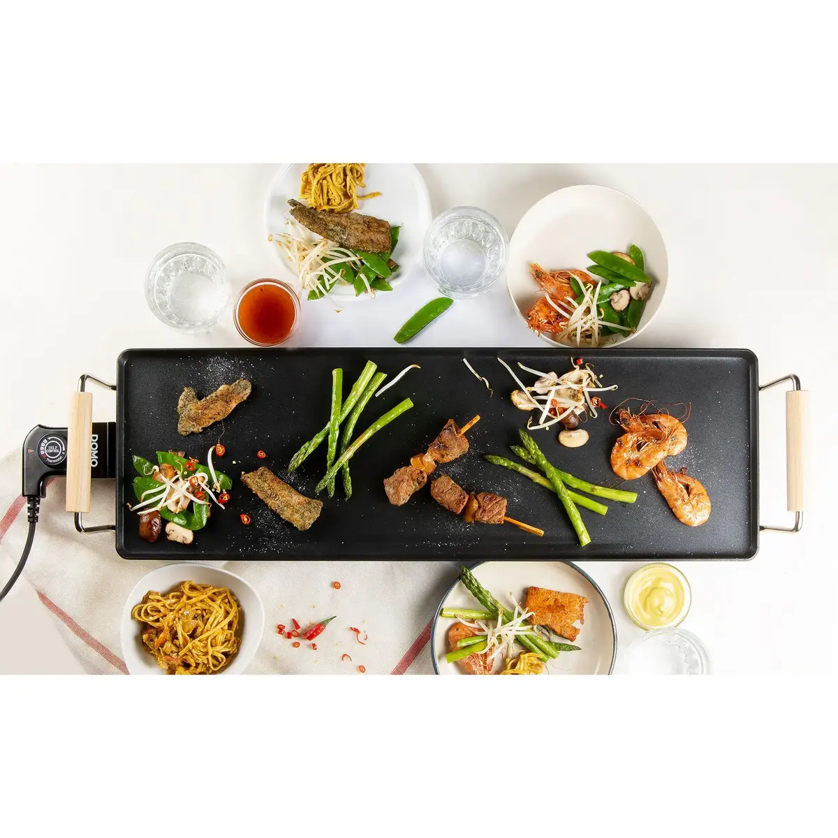 Teppanyaki hob Domo DO8312TP 1800 W Photo 4