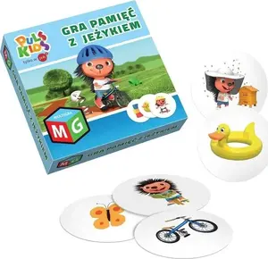 Board Game Multigra Pamięć - Z Jeżykiem by Multigra, model 504320