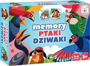 Board game Kangur Memory. Ptaki Dziwaki by Kangur — memory matching game, card-based children's game