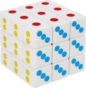 Mega Creative KOSTKA MAGIC 6x6 MC Game — 6×6 puzzle cube with dotted design (MPN 2014-C MC)