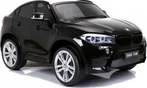 Детский электромобиль LEAN Sport BMW X6M — чёрный лаковый, на аккумуляторе