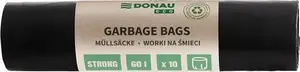 Trash Bags Donau ECO strong LDPE 60 L, 10 pcs, black