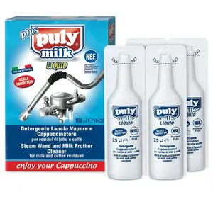 PULY CAF MILK PLUS šķīdums piena sistēmu tīrīšanai 4 x 25 ml – PULY CAF