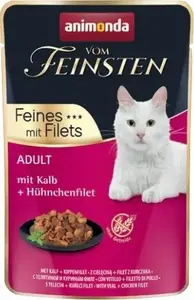 Wet cat food Animonda Kot v.feinsten 85 g — veal and chicken fillet pouch