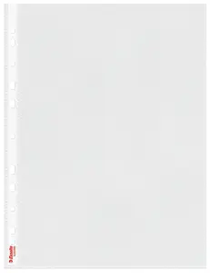 Document pocket ESSELTE A4 Pockets bag 25, polypropylene PP, 210×297 mm, 0.043 mm thickness, transparent, 25 pcs