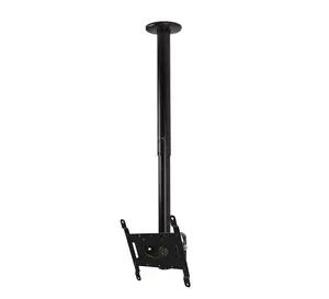 Ceiling TV Mount B-TECH BT8420/B – Telescopic Ø50mm Pole, Tilt, VESA 75x75–200x200, 0.6–1.0 m
