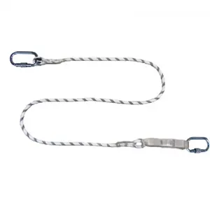 Safety lanyard Dedra BHSZ14, 2 m length with carabiners