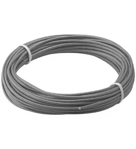 Insulated copper wire GOOBAY RB55047 — 10 m, 0.14 mm² core, 1.1 mm diameter, grey