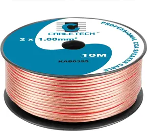 Speaker cable Cabletech CCA 1.0 mm², 10 m length
