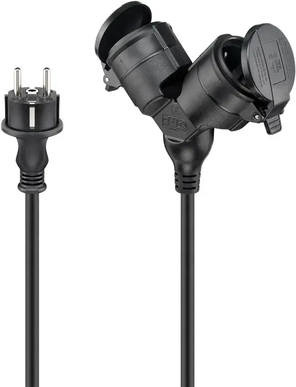 Удлинитель GOOBAY 65434 — 5 м, 2x Type F Photo 3