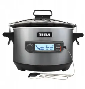 Multicooker TESLA SlowCook S900 Plus with temperature probe, model SLCKS900PBR
