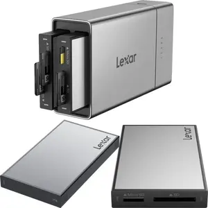 Ārējais SSD Lexar Professional Workflow Go I ar SD/microSD karšu lasītāju, 2 TB