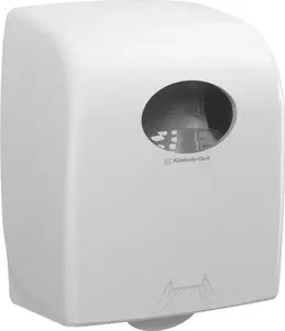 Papīra dvieļu ruļļa dozators Kimberly-Clark Aquarius 7375 — sienas, balts