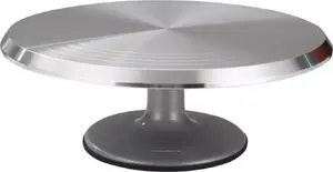 Turntable Cake Stand Klausberg KB-7772 — rotating serving platter for cakes and cupcakes, 36 cm