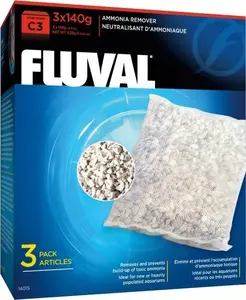 Fluval amonjaka noņēmēja kārtridžs priekš C3 filtra, 3×140 g