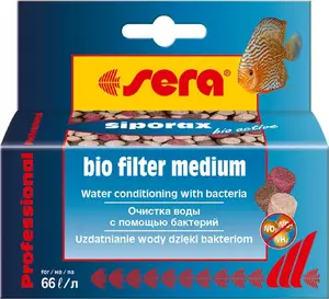 Filtra pildījums sera Siporax Bio* active Professional 35 g – bioloģiskā filtrēšanas pildviela