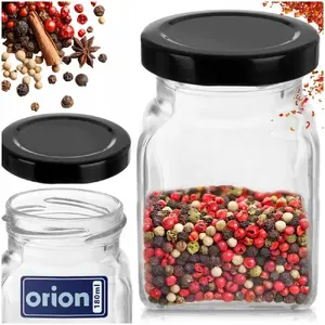 Glass Spice Container Aptel ORI_155120 170 ml - transparent jar for herbs and seasonings