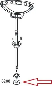 Уплотнение Mesto для hydronetki MESTO 3270W (запчасть ME6208)
