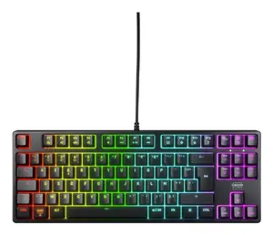 Mechanical gaming keyboard No name K4V2 RGB — Tenkeyless 80–87%, AZERTY French, USB, RGB backlight, 68 keys, 2 m cable, black