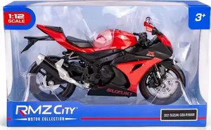 Die-cast model motorcycle Daffi RMZ Hobby 1:12 Suzuki GSX, red, scale 1:12