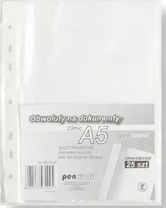 Document Sleeve KBK A5 20 µm, Pack of 25