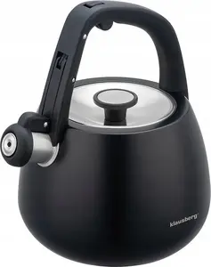 Stainless Steel Whistling Kettle Klausberg KB-7774, 2.5 L Capacity, Stove-Top Tea Kettle