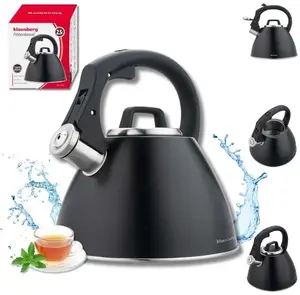 Stovetop Whistling Kettle Klausberg KB-7952, Stainless Steel, 2.5 L Capacity